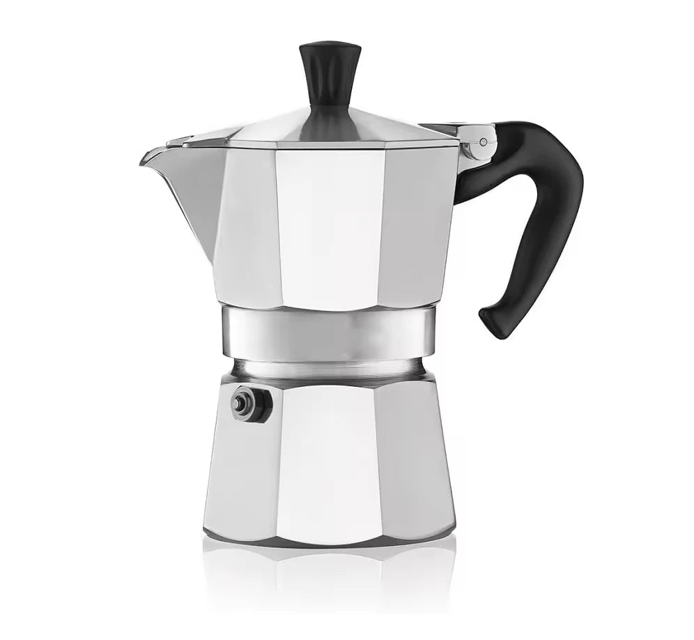 Custom Logo Mocha Express Stove Top Espresso Maker Makes Real Italian Coffee Household Portable Anti-Scalding
