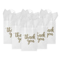 Customized Design Bolsas De Papel Thank You Kraft Paper Bag for Gift Packaging Party Wedding Birthday