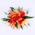 Hot Selling KN-hc028M Daily Decorative Hair Accessory Artificial Silk Tuberose Spider Lily Hair Clip