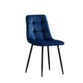 Comfortable Velvet Fabric Dining Chair-Home Furniture for Apartment and Restaurant Use Contemporary Design Stackable