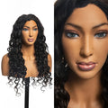 New Product Afro Bald Lash Head Mannequin Head African Makeup Realistic ABS Head Mannequin for Wig