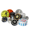 Low MOQ Customized 5-200ml Thread Round Metal 2oz Twist Top Containers Custom Color Printing Embossed Aluminum Tin Jars