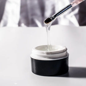 Adhesive Firmly Last Weeks Clear French LED UV Water Base Gel Polish Non-Toxic Vegan Long-Lasting Rhinestone Glue Bottle Nail