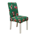 2024 Customized Christmas Santa Claus Universal Elastic Chair Cover for Hotel Decoration