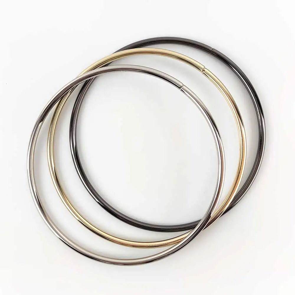 Deepeel F1-77 15cm DIY Accessories Bag Part Lock Decoration Clasp Handles Connect O Ring Handle