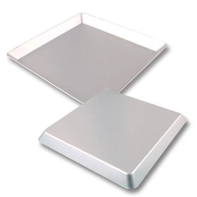 14-inch square Pizza Pan Perforated Baking Pan Household Baking Pan Anodized Non Stick Coating