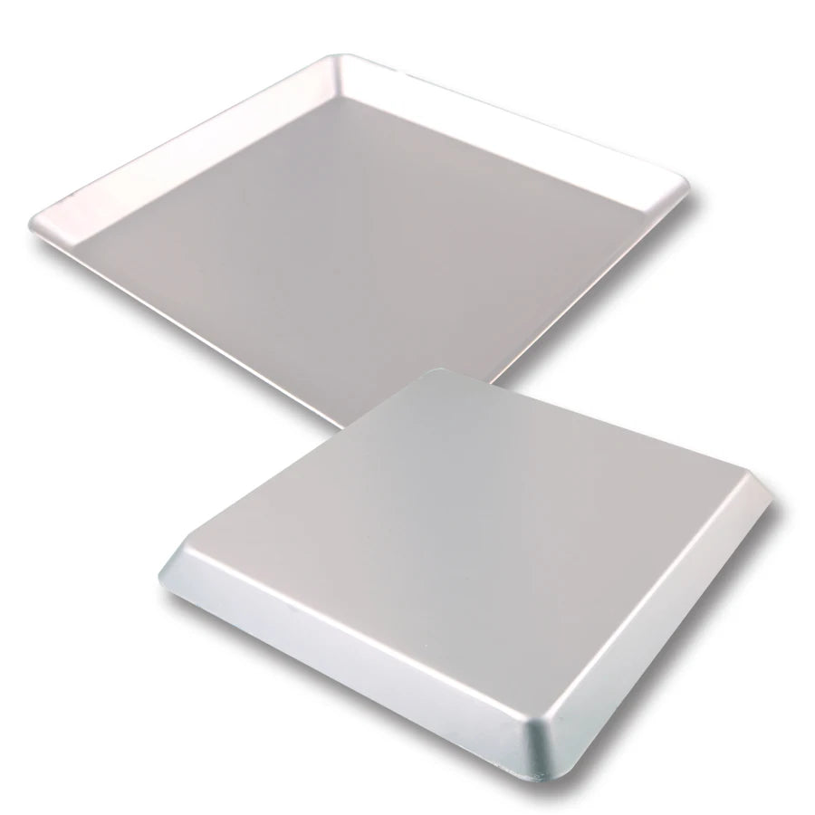 14-inch square Pizza Pan Perforated Baking Pan Household Baking Pan Anodized Non Stick Coating