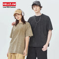 Wholesale T-shirt 250 Grams Cotton Customize Unisex Clothing Vintage Tee Shirts Street Wear Vintage Heavyweight Tshirt