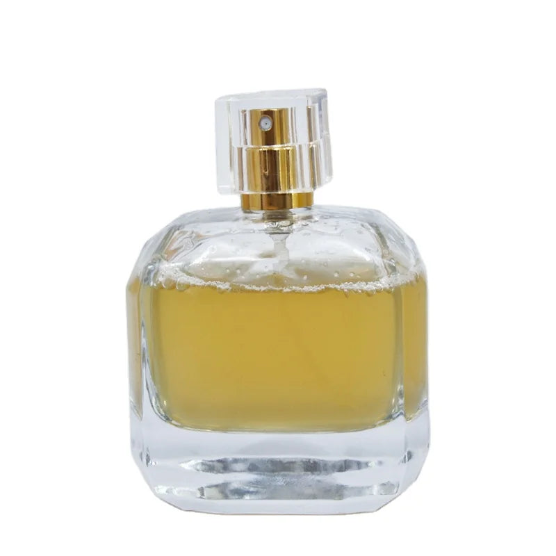 100ml Square Luxury Glass Perfume Bottle With Sprayer