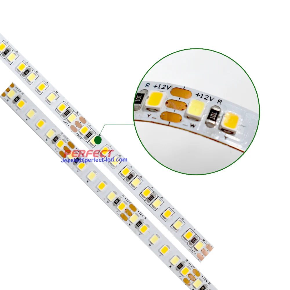 Cheap Price SMD2835/3528/5050  Chip Color Changing Dual Color Led Light Color Adjustable LED Strip