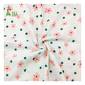 Pink Combed Woven Breathable Moisture-Absorbent 100% Cotton Double Gauze Fabric Lightweight for Baby Clothing Dress Craft Toy