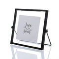 6 Inch Double Glass Frame for Pressed Flowers Leaf Glass Geometric Wall Decor and Gold Picture Frame Floating Picture Frame