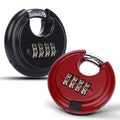 OEM 4 Digit Discus Padlock Zinc Alloy Combination Lock Outdoor for Gates Warehouse Sheds Storage Locker Combination Lock