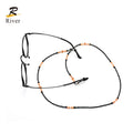 Colourful Sports Non slip Black Bead Sunglasses Chain Eyeglass Cord Glasses Strap Reading Glasses Chains