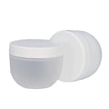 Wholesale 500g Empty Round Plastic Container Frosted Bowl-Shaped Jar with Wide Mouth Body Butter Lotions Scrubs PET Material