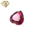 Heart Cushion Cut 4x4mm to 15x15mm Good Quality Lab Grown Ruby Red Synthetic Stone Diamond