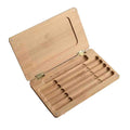 Custom Order Multifunction Natural Bamboo Wooden Chopsticks Box Rectangular Tableware for Kitchen Use