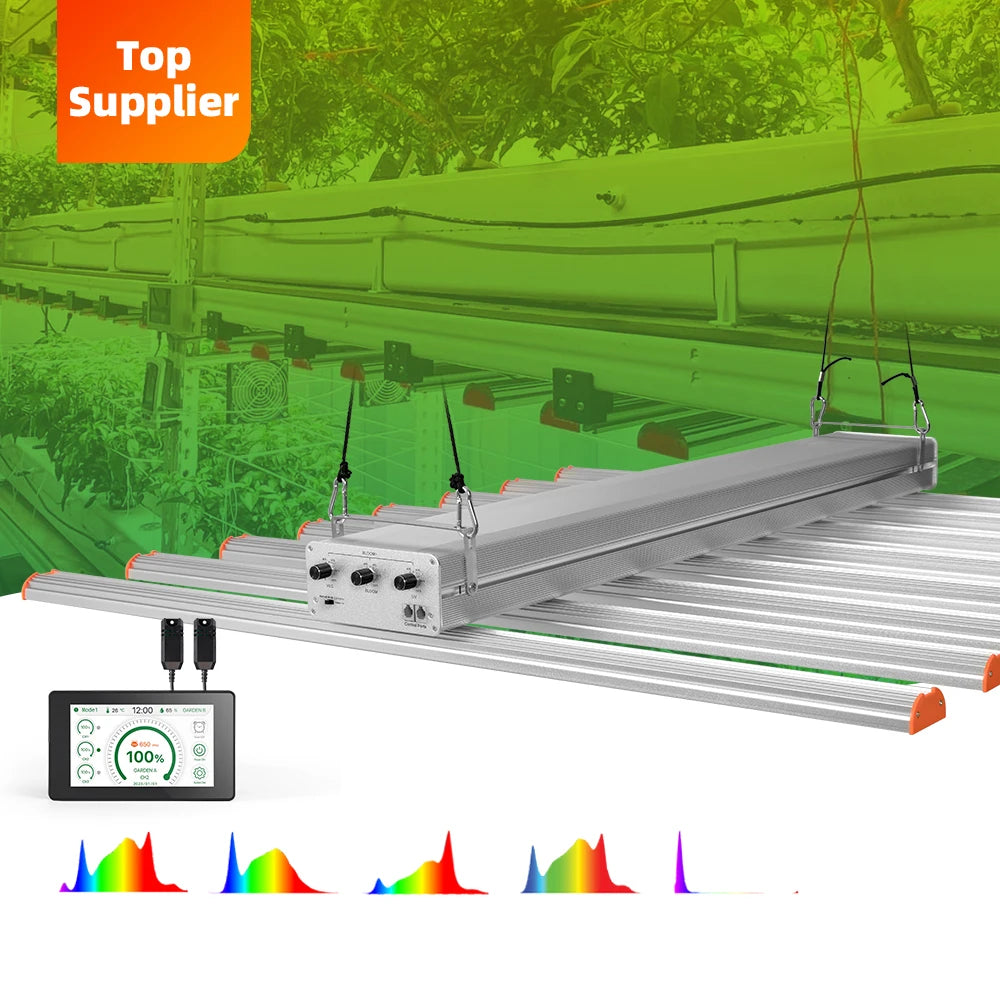 For Indoor Plant Heargrow 1000W 0-10 Wifi App 1000W Greenhouse Full Spectrum Led Grow Light