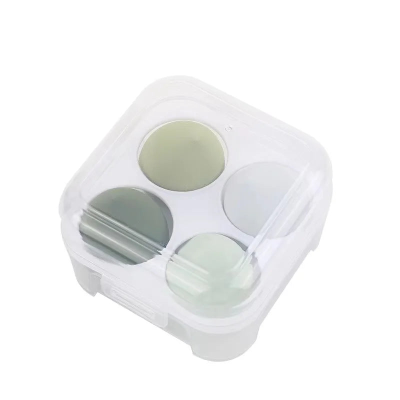 4pcs Egg Set Makeup Sponge Concealer Liquid Foundation Face Cosmetic Puff Powder Puff Beauty Eyelashes & Tools Set