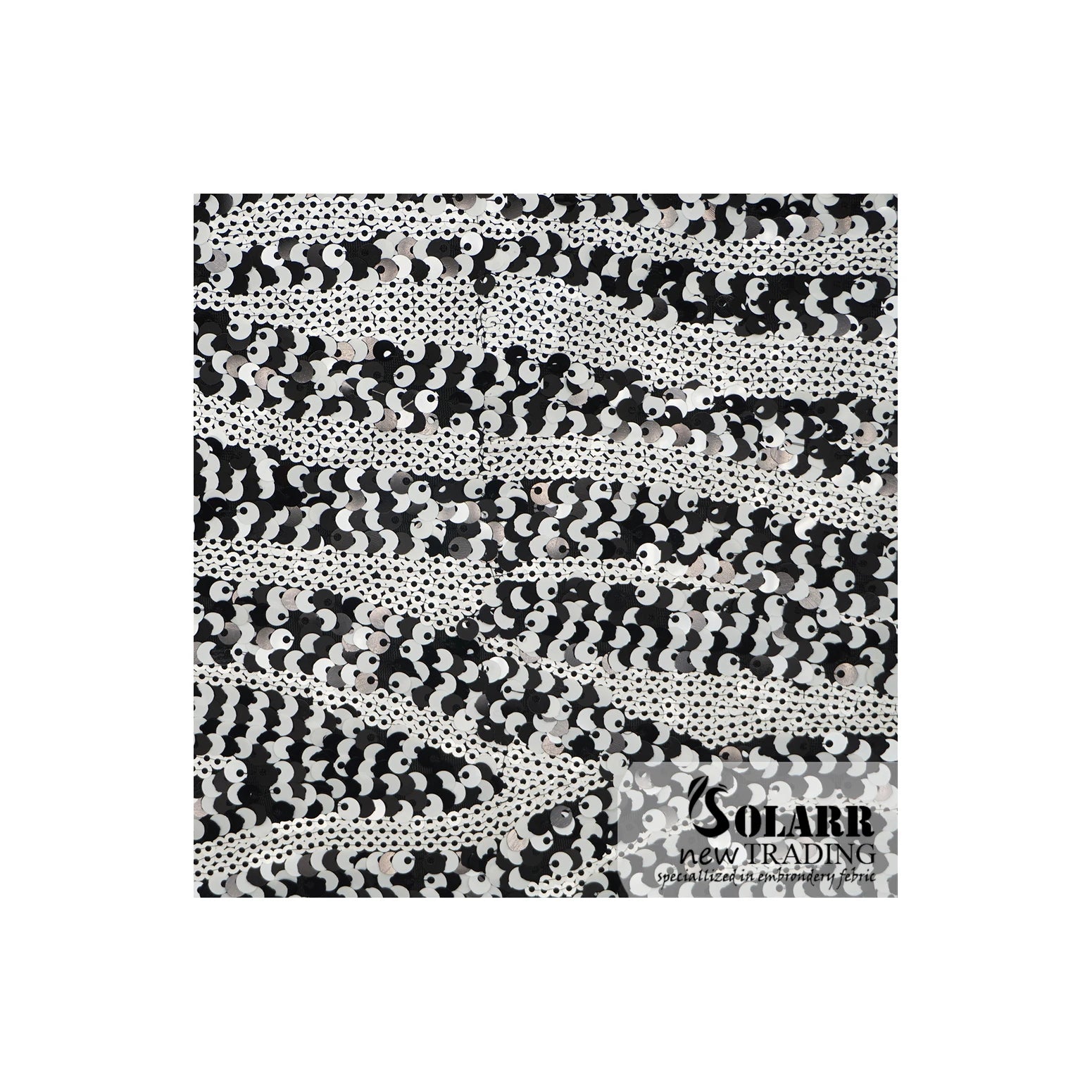 2025 Eco-Friendly Sustainable Sequin Bead Tulle Polyester Metallic Shiny Glitter Mesh Lace Fabric Knitted Crepe Multi Color