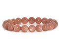 Hot-selling Superior Sunstone Stone Beads Bracelets Orange Moonstone Precious Gemstone Chakra Bracelet for Woman Girls