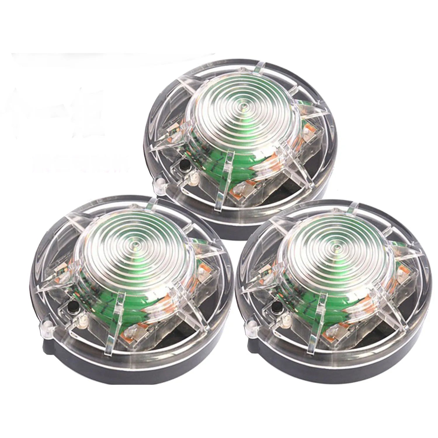 BolerGifts IP55 Waterproof LED Beacon Amber Strobe Lights Kit for Vehicles Trucks 6V Emergency Personal Defense Equipment