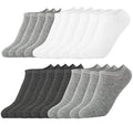 Men's Trendy White Cotton Socks High Quality Anti-Slip Ankle Sports Daily Business Autumn Bottom Customizable Size