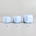 Cosmetic Package Empty PP 20 Grams 30 ml 50g Cosmetic square Blue White Purple Color Double Layer Cream Jar
