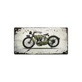 Factory Wholesale Car Metal logo Vintage Tin logo Metal Plate Vintage Wall Decoration Garage bar Man Cave Car License Plate