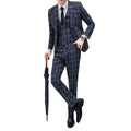 Wholesale Long Plus Size Breathable Business Suit for Men Italian Slim Three-piece Wedding Suit