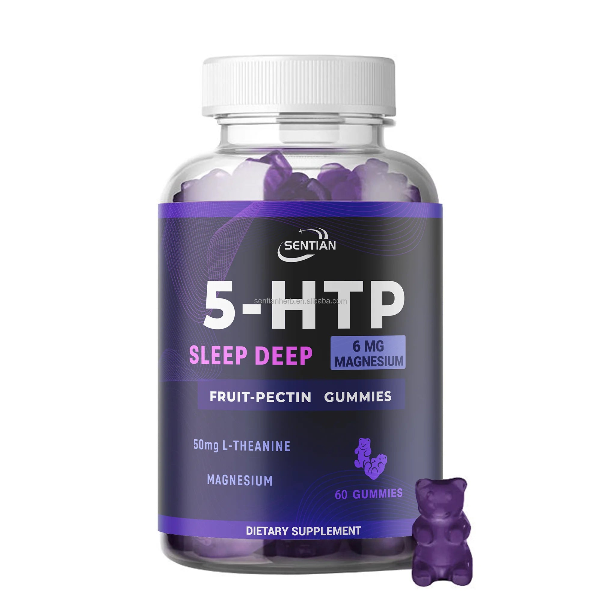 Factory Supply Private Label 5htp Gummies Vitamin 5htp Gummies