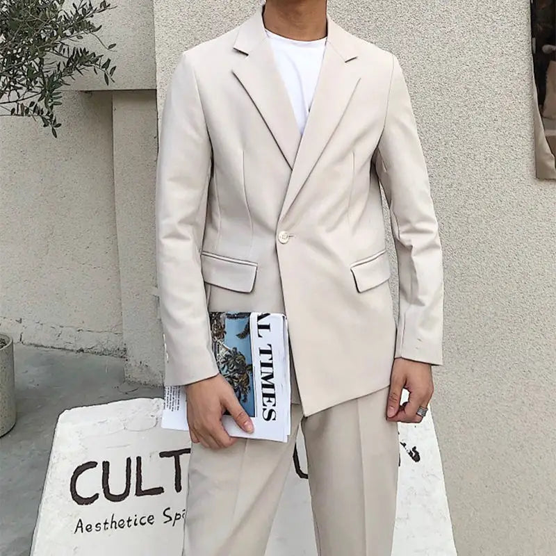 Factory Direct White Single Breasted Business Suits for Men Men's Formal Wedding Attire Set