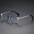 0029 Fashion Personality Irregular Glasses Frame Do Titanium Blue Light Eye Computer Game Metal Glasses Frame Wholesale