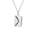 Stainless Envelop Pendant Necklace LOGO Customized Necklace for Lover Couples SS019