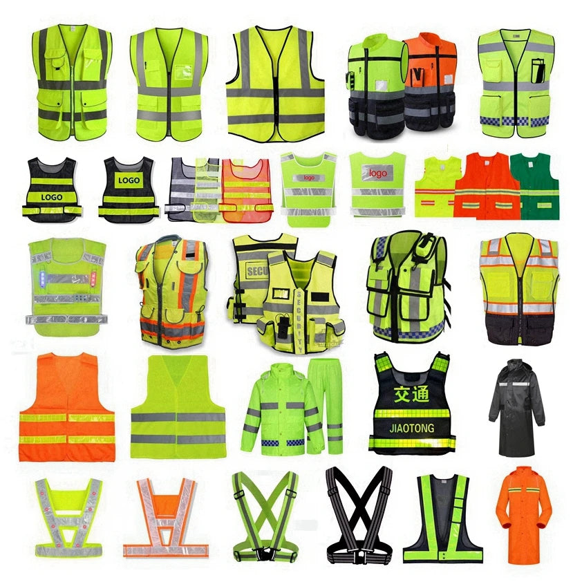 Vest Led Reflective Belt Industrial Work Clothes Cheap Vests Cleanroom Uniform Workerwear Work Suit Coverall MegaBDM