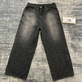 DENIMGUYS Streetwear Men Clothings Retro Style Wide Leg Washed Loose Baggy Men's Jeans