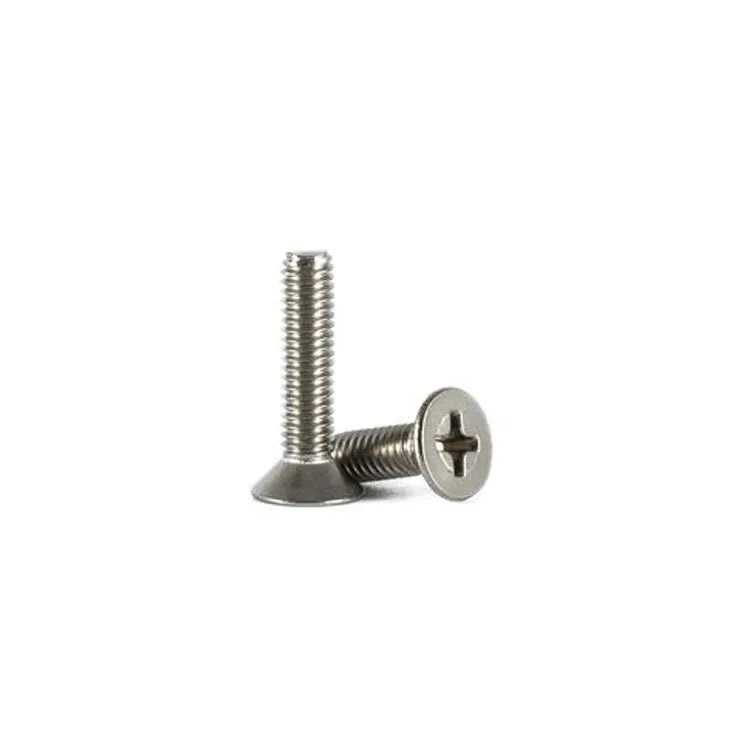 DIN965 Stainless Steel Cross Recessed Countersunk Head Screws Metric Measurement System