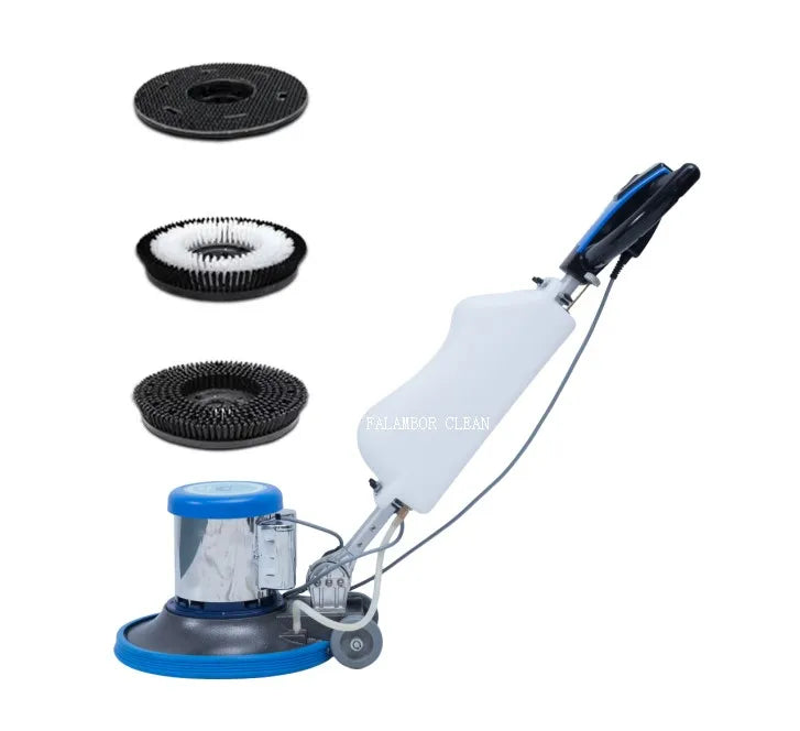 175 Brushing Machine Floor Carpet Cleaning Polishing Washing Machine Single-wiping Machine 1100W / 17"brushes