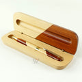 Handmade Pen with Gift Box Wooden Gift Storage Case Pencil Ballpoint Calligraphy Pen Stationery Gift Box