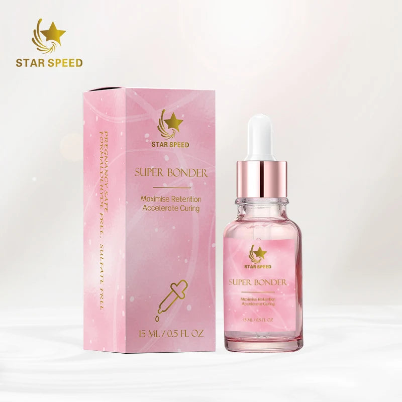 Star Speed Lashes Glue Super Bonder Eyelash Extensions 15ML Lash Super Bonder for Lash Extensions Bonder