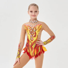 YIZHIJIAN Professional Performance Customization of Artistic Gymnastics Uniform Fitness Competition Skills