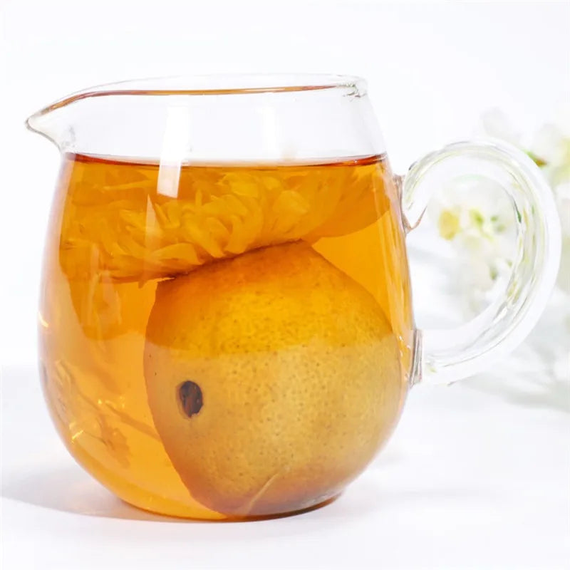 Chinese Blended Flower Tea Lemon Chrysanthemum Health Tea GMP Certified 10g Sachet Bagged for Summer Drink Cleansing Detox Colon