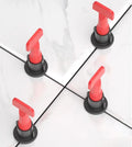 SHIJING Tile Leveler Height Adjuster Clip Paving Wall and Tile Decoration Auxiliary Positioner Top Height Artifact Leveler 50pcs