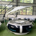 Made in China Unique Fully Electric Power BBQ Barbecue Grill Dinner Boat with Solar Accessories for Residential Use