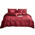 3 Pieces Navy Green Red Animal Print Comforter Set Polyester/Cotton Printed European Style All-Season