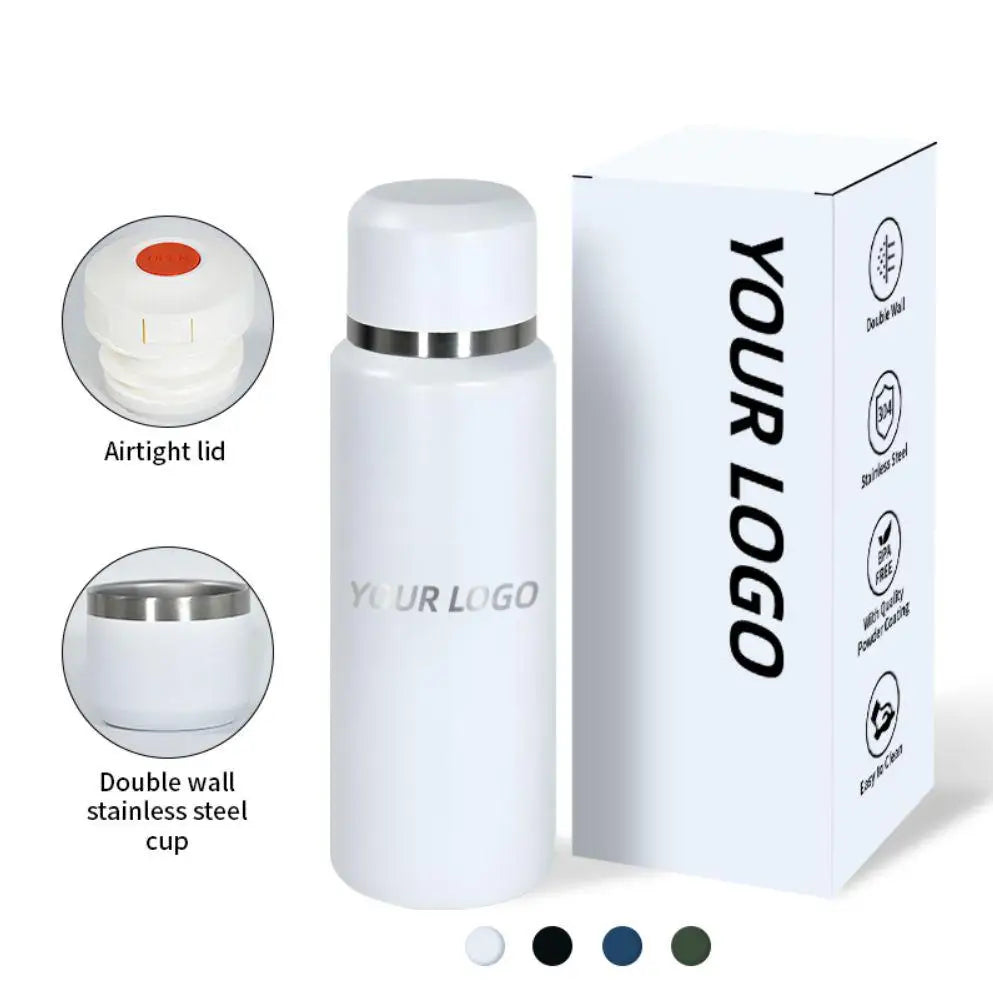 Wholesale Hot Sale Stainless Steel 600ml Vacuum Insulated Water Bottle with Airtight Lid Independent Tea Cang
