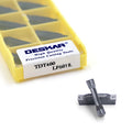 For DESKAR TDT400 LF6018 CNC Tool for Face Grooving and Parting Customizable Carbide Inserts with CVD Coating