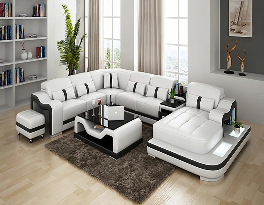 Sofa Beds Modernos Nordic Multifuncional Recliner Leather Couches Sofa Sectional Modern Luxury Other Home Living Room Furniture