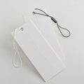 Luxury Swing Paper Embossed hang Tags With Steel Ring Eyelet Custom Seal Tag With Rope Fashion Embossed hang Tag String