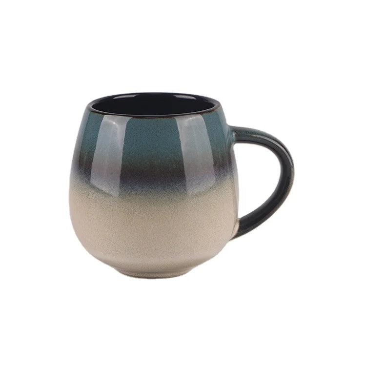 Reactive Glaze New Design Cheap Hot Sale Fashionable Mug Colored Cups Ceramic Mugs for Dinner Ware Set